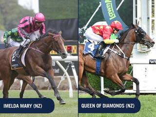 2018/2019 joint Series winners Imelda Mary (NZ) and Queen of Diamonds (NZ) 